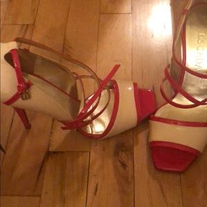 Escada patent leather shoes.